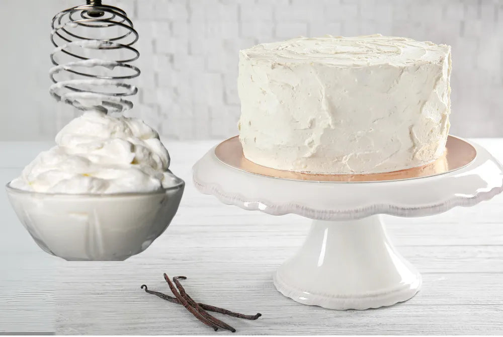 Crème fouettée à la vanille