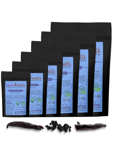 Co-op Pricing Ugandan Vanilla Bean Seeds/Caviar (CAD 13.69 Per Ounce)<br><br>Minimum Order quantity for this Co-op is 2 ounces