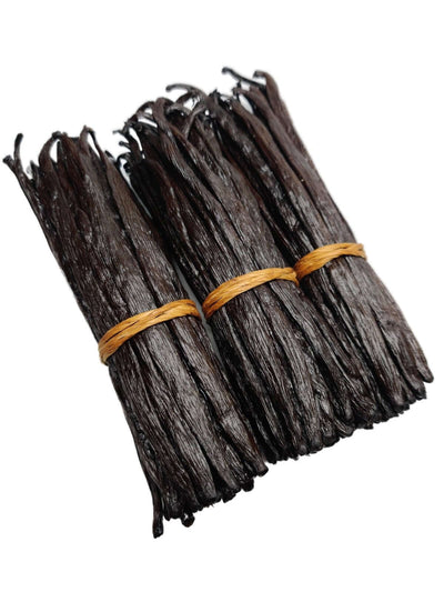 Ugandan Vanilla Beans Grade-A Gourmet <br>For Extract And Baking<BR>1/4 lb, 1/2 lb, 1 lb, 2 lb