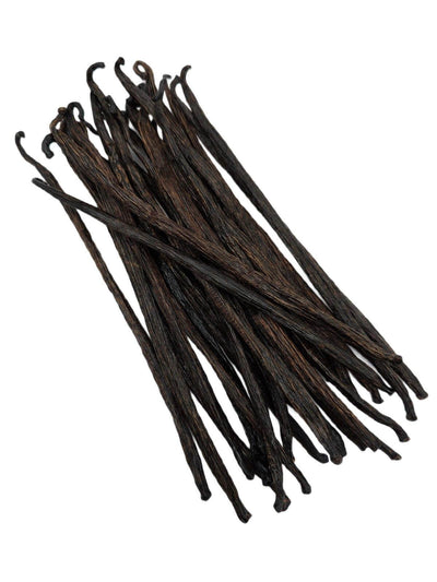 Indonesian Vanilla Beans (Sumatra) Planifolia Extract Grade-B <br>For Extract Making<BR>5 count, 15 count, 25 count, 50 count, 100 count