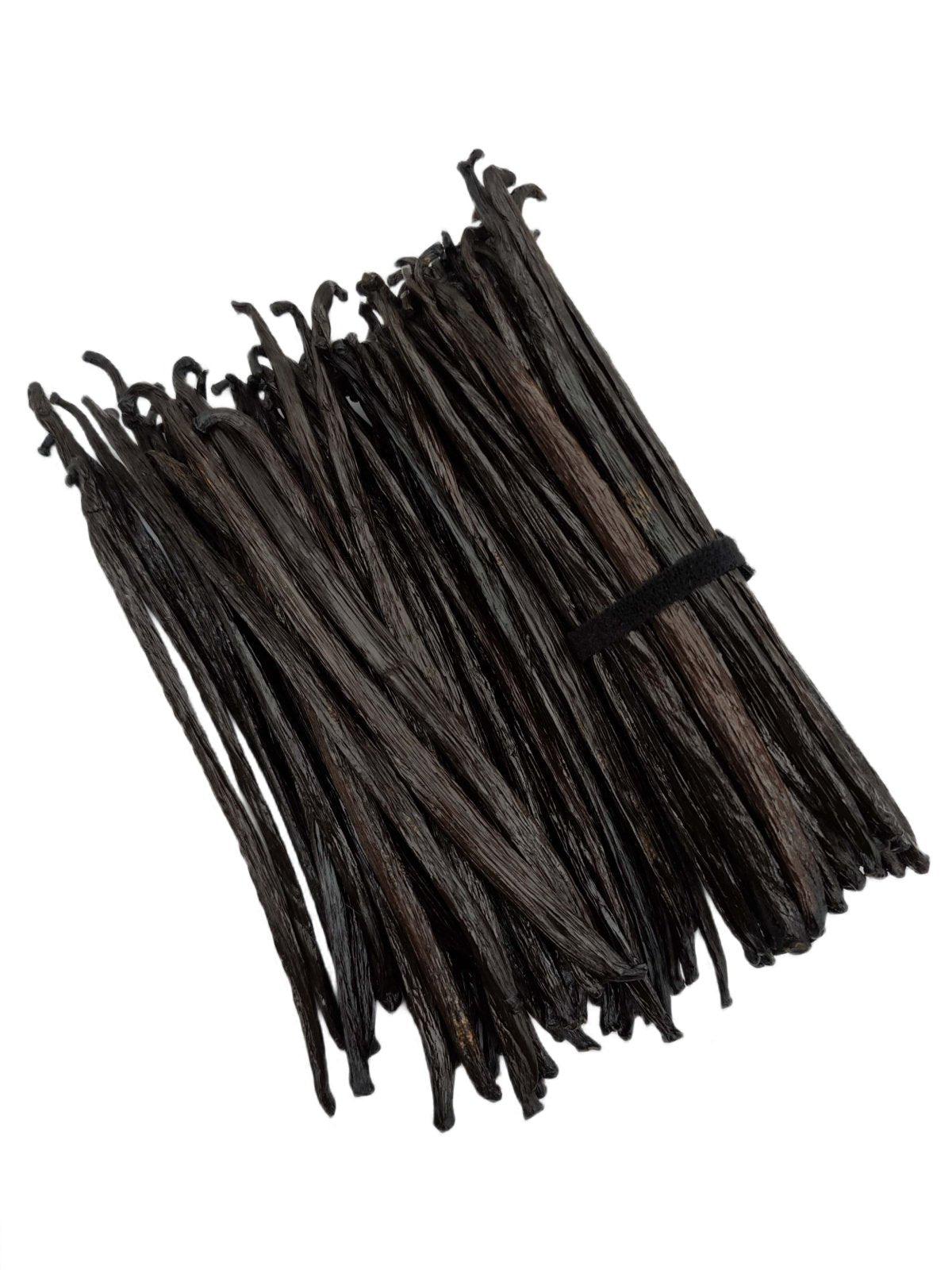 Indonesian Planifolia Gourmet Grade-A Vanilla Beans<br>For Extract And Baking<BR>5 count, 15 count, 25 count, 50 count, 100 count - Spice-Land Wholesale