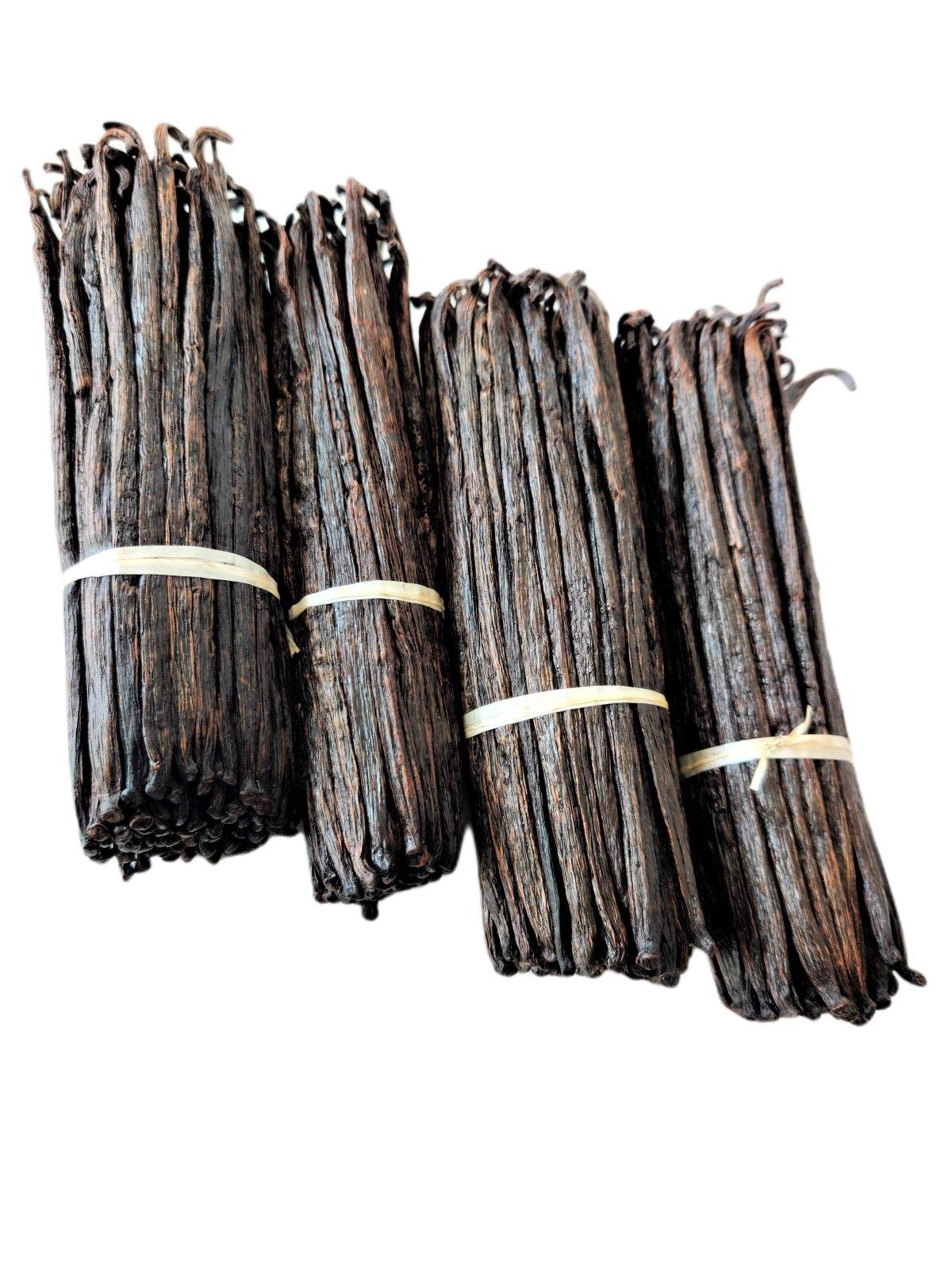 Extrait de Bourbon de Madagascar Gousses de Vanille Grade-B<br> Pour la fabrication d'extraits<br> 1 once, 3 onces, 5 onces, 10 onces, 20 onces, 30 onces 