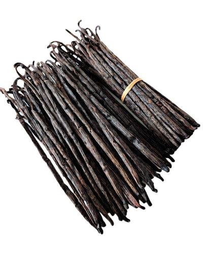 Madagascar Bourbon Extract Vanilla Beans Grade-B For Extract Making5 count, 15 count, 25 count, 50 count, 100 count | Spice-Land Wholesale | Vanilla Beans