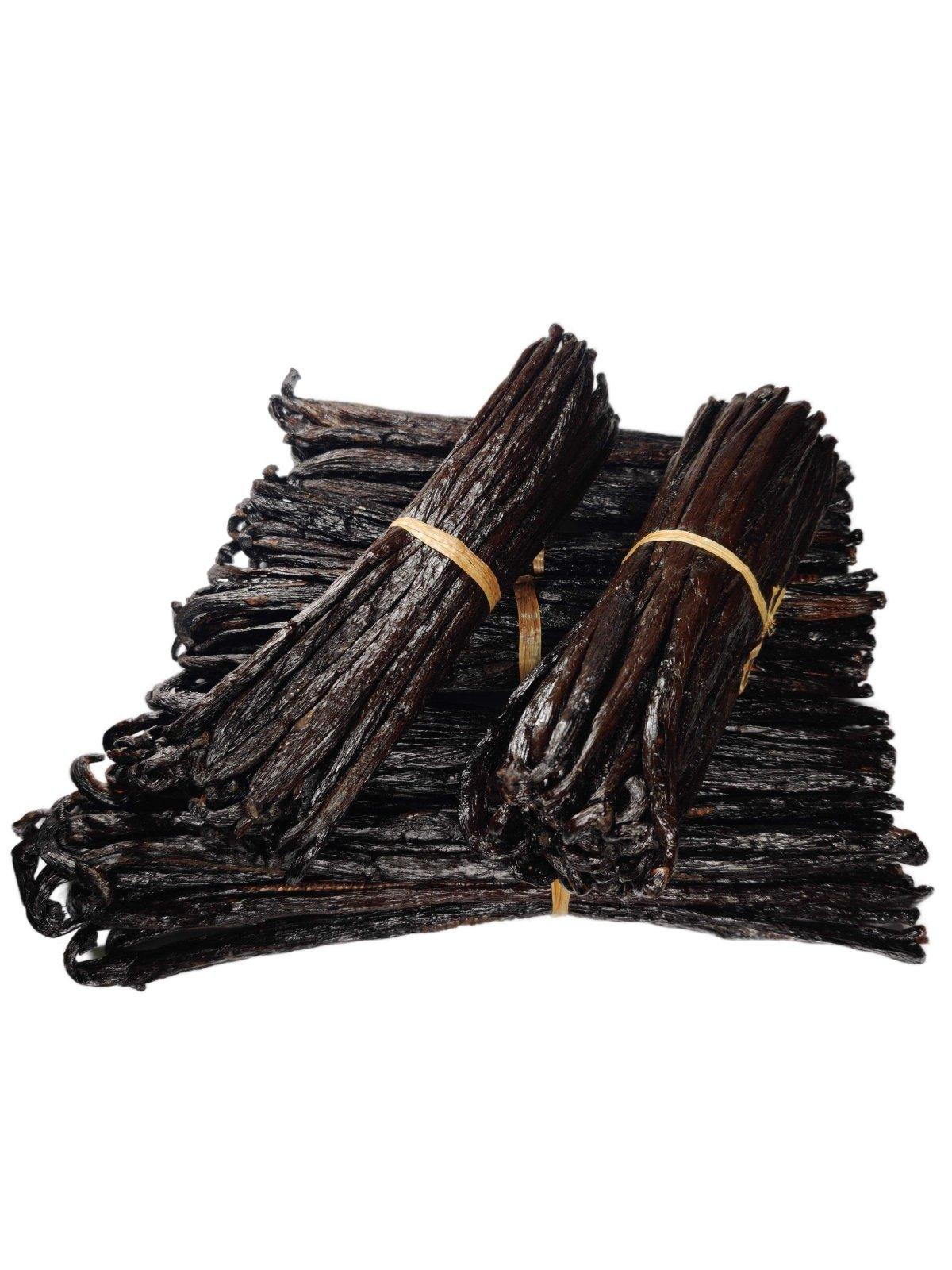 Madagascar Gourmet (Pompona) Mexican Cure Grade-A Vanilla Beans - Spice-Land Wholesale