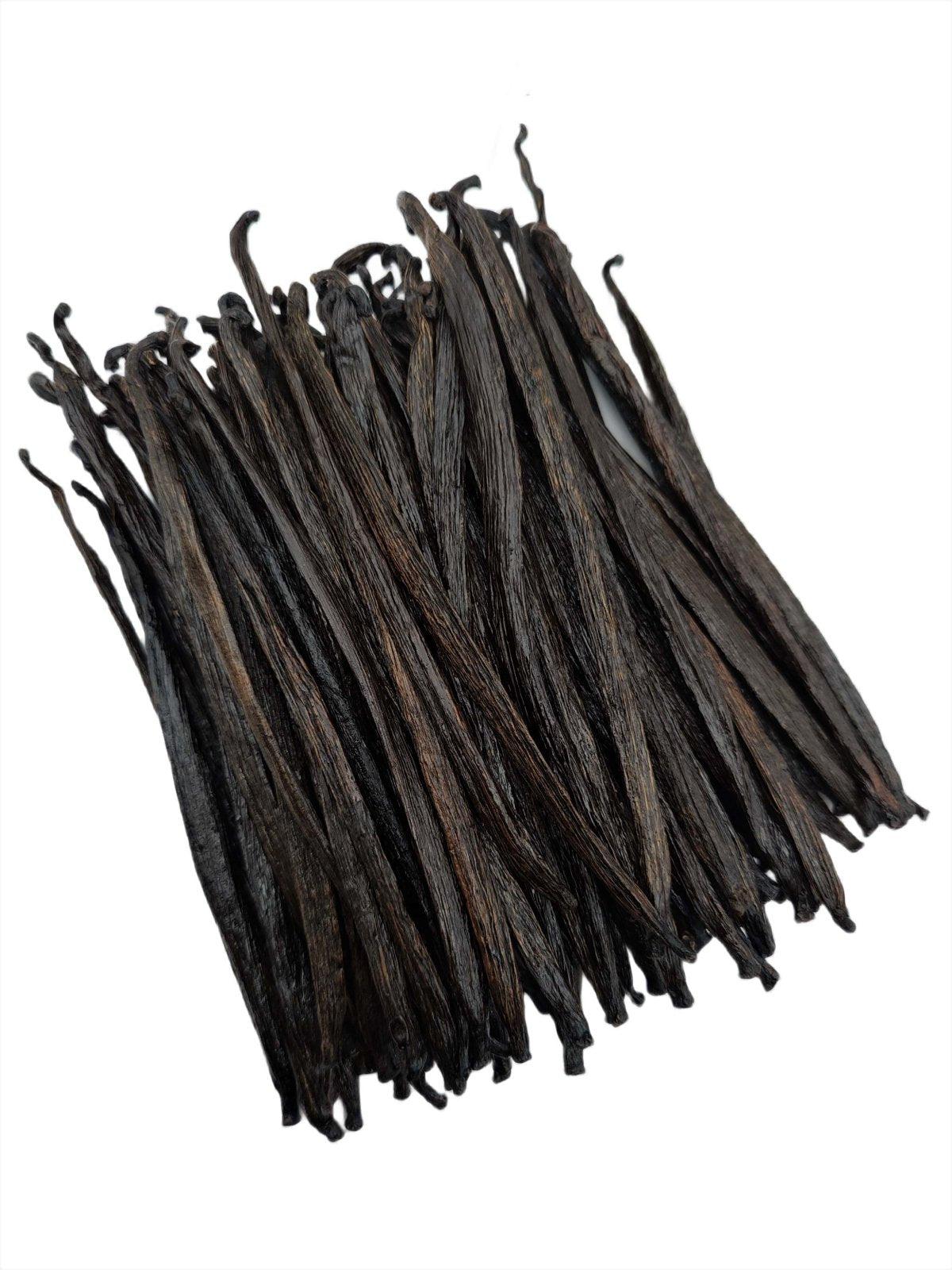 Tahitian Extract Grade-B Vanilla Beans<br>For Extract Making<BR>5 count, 15 count, 25 count, 50 count, 100 count - Spice-Land Wholesale